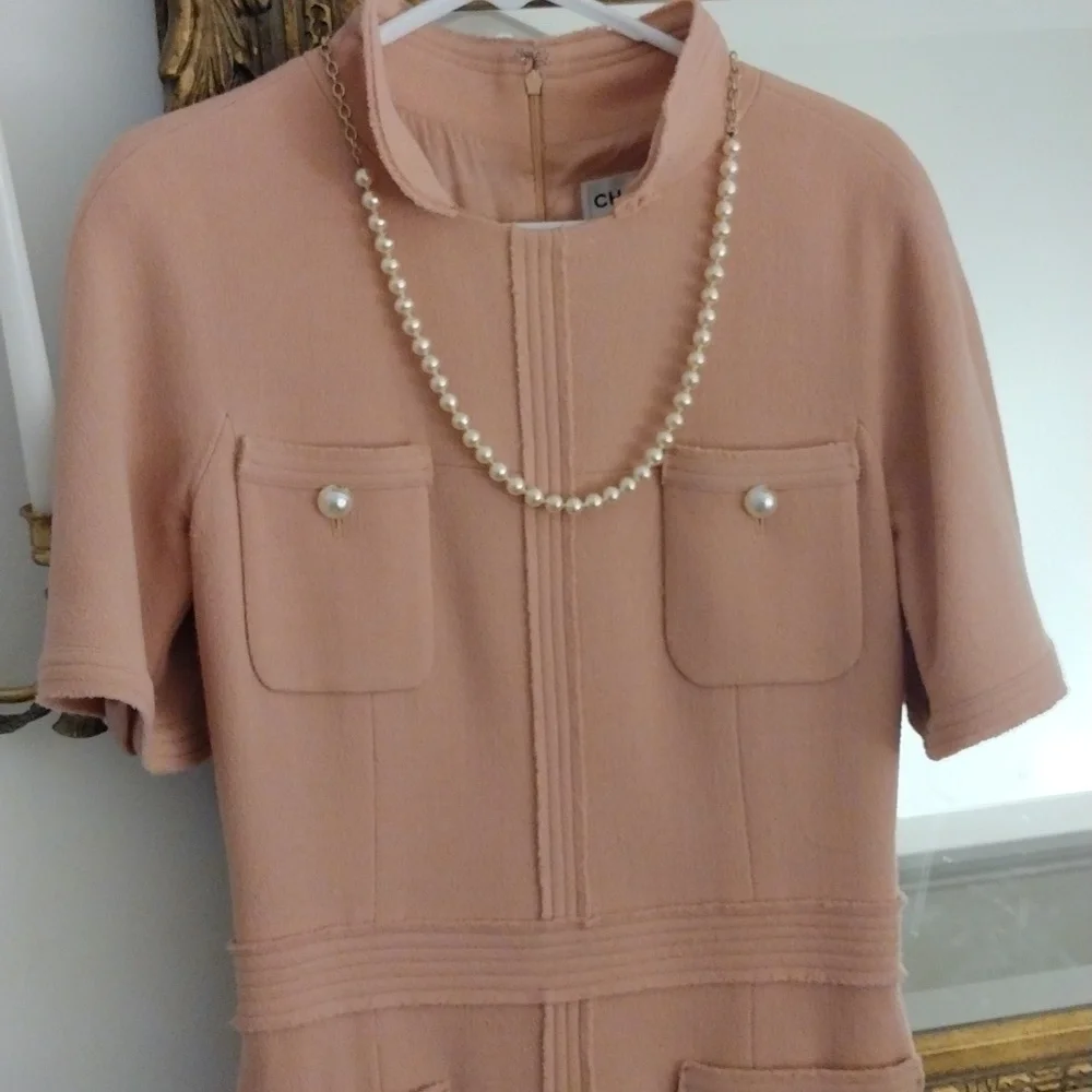 Chanel 2012 spring runway pearl belt/necklace dress - Picture 6 of 17